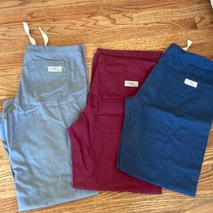 Women's Stretch Drawstring Pants - Blue, Burgundy, Light Blue